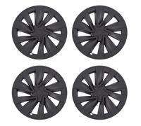 Cosiki Ensemble D'enjoliveurs de Roue Noirs Mats de 19 Pouces de Remplacement pour Le Modèle Y 2025-2026 Protège Les Roues pour Une Utilisation en Extérieur pour Les Amateurs de Voitures