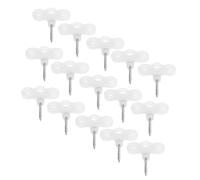 Cosiki Entraîneurs de Tentes, Enjeux de Jardin avec 3 Trous Enjeux de Sol Légers pour la Randonnée en Camping (15PCS)