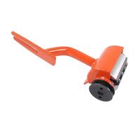 Cosiki Éplucheur de Bûches en Acier, écorceur Multifonctionnel, Accessoire de Tronçonneuse, Outil D'écorçage du Bois avec 6 Lames pour Raboter Le Nivellement des Rainures, pour la Plupart des Scies