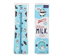 Cosiki Étui au Crayon, Pouche à Crayon PU Grande capacité Sac de Rangement Carton Casque de Cosmetic Boîte de Boîte à Stylo pour Femmes Hommes Adolescents, 8.7x2.6x2.4inch (Blue)
