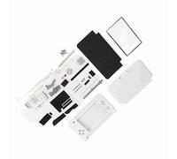 Cosiki Étui de Remplacement pour 3DS XL, Kit de Réparation de Boîtier Complet, Couvercle de Coque avec Boutons, Ensemble de Pièces de Commutateurs, Idéal pour Console 3DS XL (WHITE)
