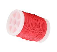 Cosiki Fil de Service en Nylon Durable de 120 M pour Corde d'arc, extrémité en Nylon Multifilament à Torsion Douce, Résistance à la Rupture de 34 Livres, Option de Couleur Rouge (Rouge)