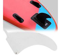 Cosiki Finnes de Surf, Aileron à Paddle avec Une Nageoire Longboard Portable de 6,5 Pouces Légère pour Le Surf (White)