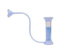 Cosiki Haltères Respiratoires Réglables, Entraîneur de Respiration Profonde pour le Bureau à Domicile, Appareil Respiratoire Porteur pour les Amateurs de Fitness, Plastique (BLUE)