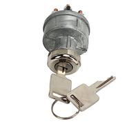 Cosiki Interrupteur D'allumage de Rechange en Alliage D'aluminium de qualité Supérieure pour Chargeurs 310 313 322 - Lot de 2 Clés pour Pelle Compacte, Matériau Durable