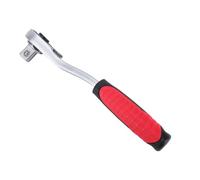 Cosiki Jeu de Douilles et de Cliquets Traversants, 17 Pièces ouille Cannelée Métrique à 12 Pans de 10 à 24 Mm, Adaptateur d'engrenage Bidirectionnel à 72 Dents avec Entraînement de 1/2 à