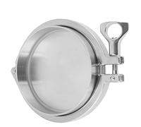 Cosiki Jeu D'embouts Sanitaires de 4 Pouces de Haute qualité, Joint de Serrage de Virole à Souder pour Fabricants de Bière, de Boissons et de Machines