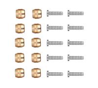 Cosiki Jeu D'inserts D'olive pour Tuyau de Frein à Disque Hydraulique, Durable et Résistant à la Rouille pour Vélos M615/M675/T750/M785/M985/M7000/M8000/M9000 (BH90)