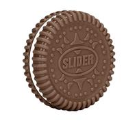 Cosiki Jouet à Faible Bruit de Curseur de Poussée du Bout des Doigts pour Le Stress, la Concentration, l'Autisme, Beau Cadeau de Fabrication Exquise, env. 3,8 X 3,8 X 1,2 Cm (Brown)