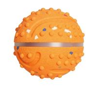 Cosiki Jouet Automatique pour Chien, Balle Interactive Qui Roule Toute Seule avec des Lumières Clignotantes pour Chiens de Petite et Moyenne Taille, Jouet à Mâcher Intelligent Rec (Orange)