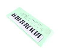 Cosiki Jouet de Clavier de Piano électrique avec 37 Touches pour Enfants Débutants, Instrument éducatif, 2 Tons, 16 Chansons, Alimentation USB/AA pour le Plaisir Musical, Noir et Blanc (GREEN)