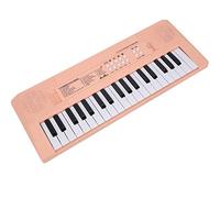 Cosiki Jouet de Clavier de Piano électrique avec 37 Touches pour Enfants Débutants, Instrument éducatif, 2 Tons, 16 Chansons, Alimentation USB/AA pour le Plaisir Musical, Noir et Blanc (Rose)