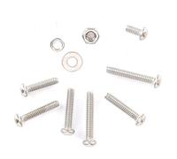 Cosiki Kit Boulons et écrous, Vis à Tête à Douille 304 Boulon de Douille Hexagonale en Acier Inoxydable 600pcs Vis de Noix de