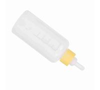 Cosiki Kit d'allaitement pour Animaux de Compagnie, Biberon Durable pour Petit Chien et Chat, avec Tétines de Rechange pour Un Nettoyage Pratique, Chiot, Chaton (Yellow)