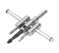 Cosiki Kit de Scie Cloche Circulaire Réglable, Foret à Bois Polyvalent pour une Coupe Ronde Précise dans le Bois, le Plastique et L'acrylique - 1 Pièce (40-120 millimètres)