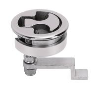 Cosiki Loquet à Came de Bateau, Acier Inoxydable Durable, Verrou Rond pour Trappe de Pont Marin, 1 unité (Version Demi-Bol)