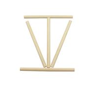 Cosiki Lot de 5 Poteaux Sonores pour Violoncelle, Bois D'épicéa Durable, Améliore la qualité Sonore pour Violoncelles 3/4 4/4, Env.18x1cm