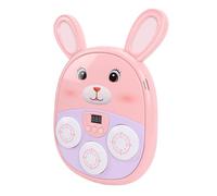 Cosiki Machine de Boxe Musicale Jouet 2.4G Télécommande Détection de Mouvement Jeu Interactif avec Effets de Lumière Invites Sonores pour Enfants Famille Exercice de Coordination (Pink)