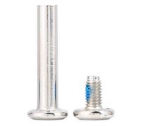 Cosiki Matériel D'essieux de Roues de Patinage, Jeu de Vis de Remplacement de Patins en Ligne Durables pour Roues Avant et Arrière, 10 Pièces Vis de Patinage en Ligne pour Patins, pour Chaussures de