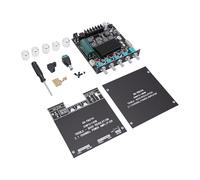 Cosiki Module Amplificateur Bluetooth 2.1 Canaux, Carte d'Amplificateur de Puissance Audio, Module de Caisson de Basses 50 W X 2 100 W avec Entrée BT5.1, AUX et USB, Idéal pour la Puce TPA311