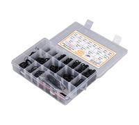 Cosiki O Kit de Bague, Caoutchouc O Anneaux Réparation de Voitures 800pcs 18 Tailles Kit d'assortiment de Joint Goard NBR Laveuses de Joints de Scellage + Outil de Démontage