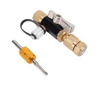 Cosiki Outil de Retrait de Noyau de Valve, Double Joint Torique, Installateur de Noyau de Valve avec Port de Maintenance Standard de 6,35 Mm, Idéal pour R1234yf, R410, R22, R12, R407, R404 et R32 AC