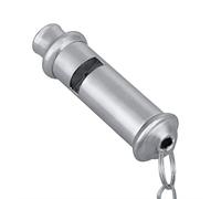 Cosiki Outil D'entraînement de Comportement de Sifflet de Ultrasonique Durable d'acier Inoxydable pour L'entraînement de Argent 3,11 X 0,79 Pouces