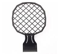 Cosiki Peigne à Cheveux Afro Bouclés pour Hommes pour Boucles Naturelles Moelleuses, Outil de Coiffure pour Permanente en Feuille D'étain, Conception en Forme de Filet, Dent de Peigne Lisse,