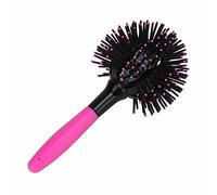 Cosiki Peigne à Cheveux Bouclés 3D Brosse Ronde 3D Résistante aux Hautes Températures pour Coiffer les Cheveux pour Favoriser la Circulation Sanguine pour les Types et Couleurs de