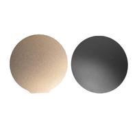 Cosiki Plaque de Construction PEI, Plaque de Lit Texturée Double Face avec Base Magnétique, Plate-forme d' 3D Ronde de Remplacement, Idéale pour Imprimante 3D Kossel, 200 Mm