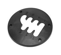 Cosiki Plaque de Moule de Levier de Vitesse à Courte Portée Précise TH8A, Mise à Niveau de L'équipement au Toucher Réel pour les Amateurs de Course, Matériau ABS Noir