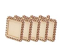 Cosiki Plateaux de Base de concavité en Bois, Réglage de Rectangle en Bois Base Vierge de pelle;