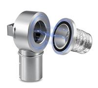 Cosiki Raccord d'aération Magnétique Puissant à 90 Degrés, Connecteur d'aération de Sèche-linge à Connexion Automatique, Adaptateur 'aération de Tuyau de 4 Pouces avec Joint Magnétique, Idéal