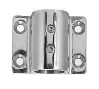 Cosiki Raccord de Main Courante en Acier Inoxydable 316, Main Courante de Bateau Marin, Base de Poteau de Yacht avec Surface Polie Miroir, Idéal pour Les Yachts Gonflables et d'affaires en Fibre de