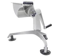 Cosiki Râpe -Légumes, Robot Culinaire avec 5 Lames en Acier Inoxydable pour la Cuisine, Efficace et économique pour la Salade, la Pizza, les Légumes, les Oignons, en Alliage D'aluminium, Argent,