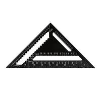 Cosiki Règle Carrée Triangulaire en Alliage D'aluminium, Outil de Précision Durable pour les Projets de Menuiserie et D'ingénierie
