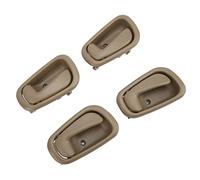 Cosiki Remplacement de Poignée de Porte Intérieure, Poignée Avant Arrière Durable pour Prizm 1998-2002, Paquet de 4 Poignées de Porte Intérieures pour Voiture