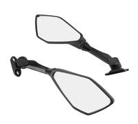 Cosiki Rétroviseurs de Moto Précis à visibilité Améliorée, Adaptés pour CBR900 CBR919 CBR929 CBR954, Tige en Métal, Plastique ABS, Noir, 2" X 2", Joints, 4 Tiges de Vis de Montage, 4 écrous, pour