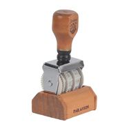 Cosiki Roue de Timbre de Sceau de Date en Bois Non Toxique, Marquage de Date Clair pour L'art du Scrapbooking Bricolage, Outil de Bureau Utile