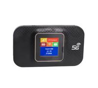 Cosiki Routeur WiFi Portable 4G avec écran Couleur pour Téléphone, Tablette, Ordinateur Portable, Longue Durée de Vie de la Batterie, pour Les Voyageurs d'affaires en Voiture, 3650 MAh, Noir (Black)