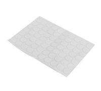 Cosiki Ruban Adhésif Double Face Rond Transparent avec 70 Points Autocollants pour la Fixation, Facile à Enlever, étanche, pour L'amélioration de L', Matériau Acide Acrylique, 6,5 X 8,7 Pouces,