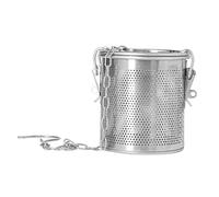 Cosiki Sac D'assaisonnement en Acier Inoxydable, Infuseur à épices Efficace pour Boîte de Goût de Soupe à Sauce, Maille Fine pour la Maison et le Restaurant (0.7L)