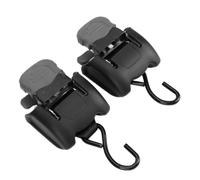 Cosiki Sangles D'arrimage pour Bateau Transom, Résistance à la Rupture Robuste de 2 500 LB, Sangles à Cliquet Rétractables Automatiques pour Bateaux et Remorques, 2x43 Pouces, Lot de 2