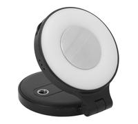 Cosiki Selfie de Téléphone Magnétique, Lumière Chaude et Fraîche, Conception du Feuilleton, Support Multifonctionnel, Pièce Jointe Magnétique, Interface de Type-C, Gradation sans étape (Black)