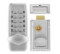 Cosiki Serrure à Code Mécanique, Serrure étanche et Durable pour Portes Intérieures et Extérieures, à Code de sécurité pour le Bureau et la Maison, 2 à 4 Chiffres