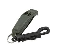 Cosiki Sifflet d'urgence, Sifflet avec Clip de Dos PP Urgence pour Le Camping en Plein Air (Green)