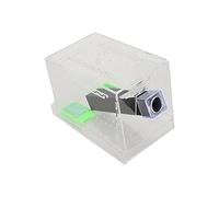 Cosiki Stylo de Gardien de Grillon en Acrylique Transparent avec Couvercle ventilé pour Une Alimentation Facile, pour Observer la Vie des Insectes, Kit de Soins pour Grillons pour Terrarium de