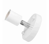 Cosiki Support D'ampoule Vintage Rotatif à 180° Durable avec Installation Facile pour une Utilisation à la Maison ou au Bureau (WHITE)