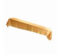 Cosiki Tableau, Nappe Carrée Couverture de Table Résistante aux Taches 145x320cm des Nappes de Table pour Le Décor de Fête de Mariage de Banquet (Gold)