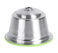 Cosiki Tasse à Capsules de café Réutilisable en Acier Inoxydable, pour Cafetière, Durable et écologique, Adaptée à un Usage Domestique ou au Bureau (GREEN)